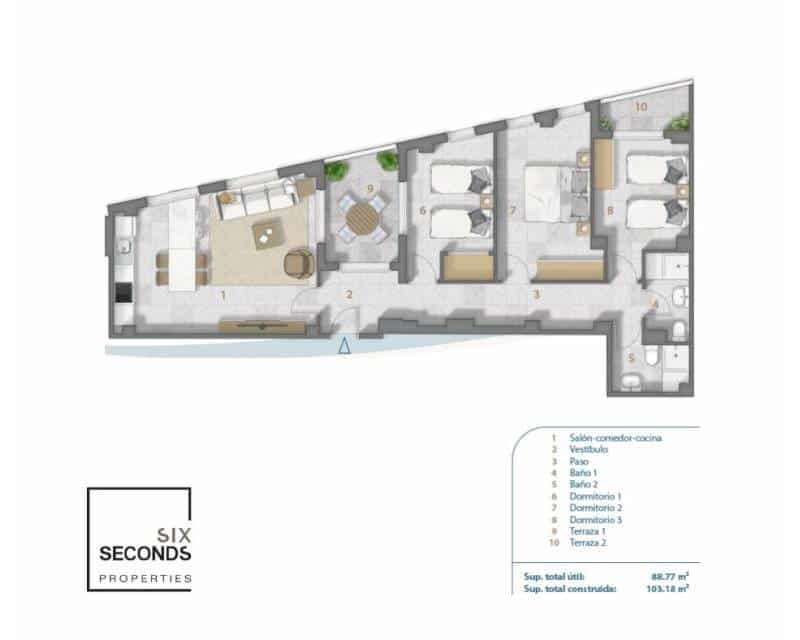 3 bedroom Beach Apartment for sale in Lo Pagan - € 400,000 (Ref: 8205554)