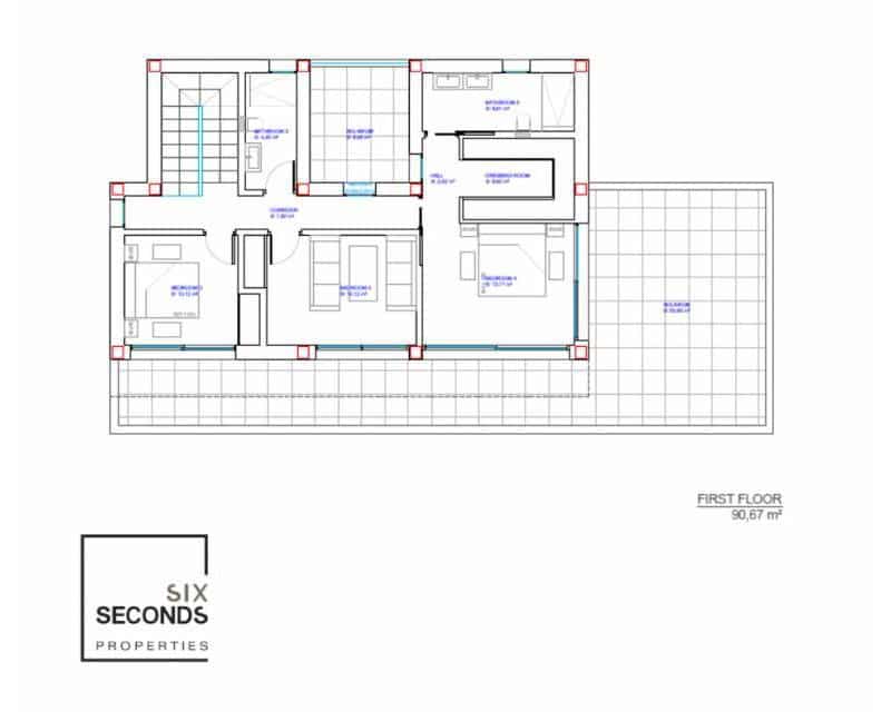 5 bedroom Villa for sale in San Fulgencio with pool - € 822,000 (Ref: 8221615)