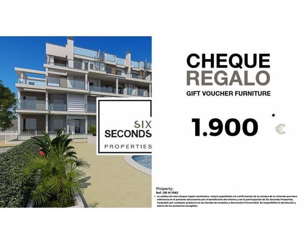 3 sovrum Lägenhet till salu i Les Bassetes - El Marjal, Dénia med pool - 399 000 € (Ref: 8227351)