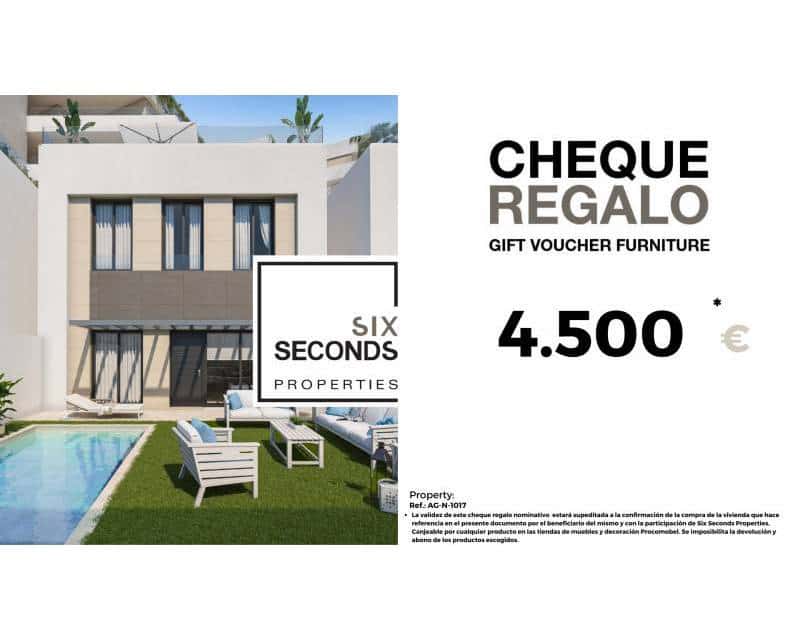 4 soveværelse Semi-Rækkehus til salg i Aguilas med swimmingpool garage - € 378.000 (Ref: 8237354)