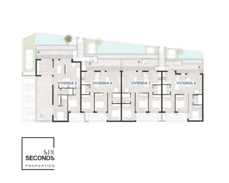 3 quarto Casa em Banda para venda em San Pedro del Pinatar com piscina garagem - 449 000 € (Ref: 8293233)