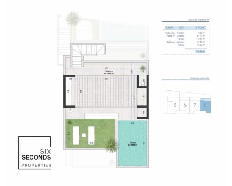 3 quarto Casa em Banda para venda em San Pedro del Pinatar com piscina garagem - 449 000 € (Ref: 8293233)