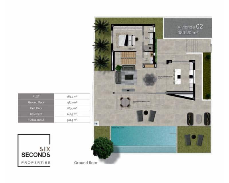 3 bedroom Villa for sale in Polop with pool garage - € 725,000 (Ref: 8293499)