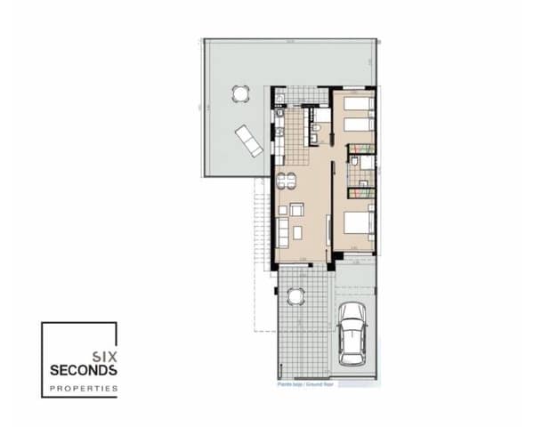 2 quarto Casa em Banda para venda em Torre de la Horadada, Pilar de la Horadada com piscina - 369 900 € (Ref: 8297074)