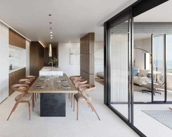 3 soverom Strandleiligheter til salgs i El Rubial, Aguilas med svømmebasseng garasje - € 551 000 (Ref: 8317239)