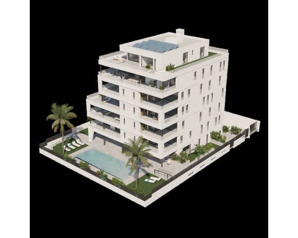 3 soverom Strandleiligheter til salgs i El Rubial, Aguilas med svømmebasseng garasje - € 551 000 (Ref: 8317239)