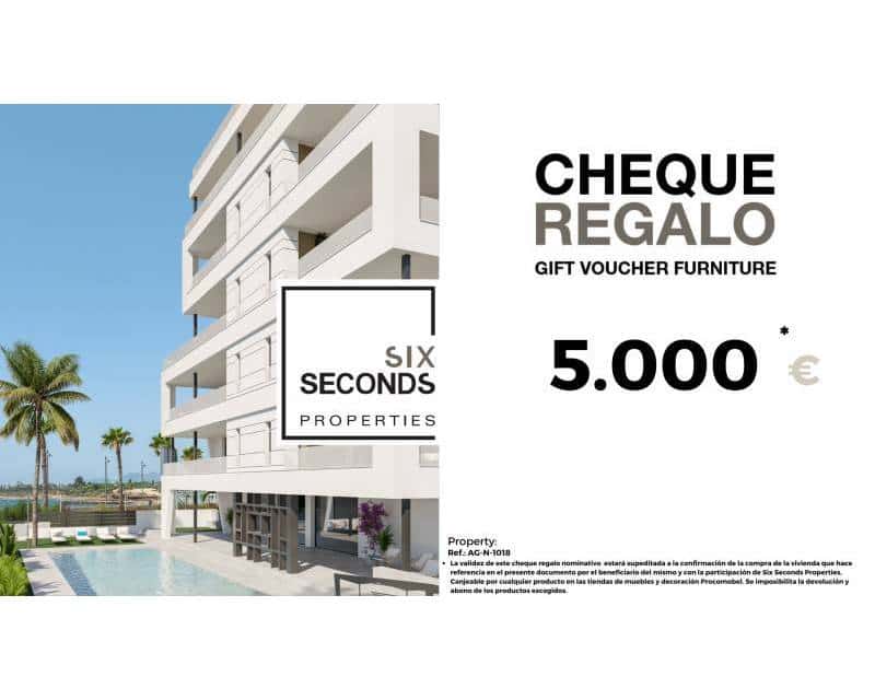 3 soveværelse Strandlejlighed til salg i Aguilas med swimmingpool garage - € 551.000 (Ref: 8317239)