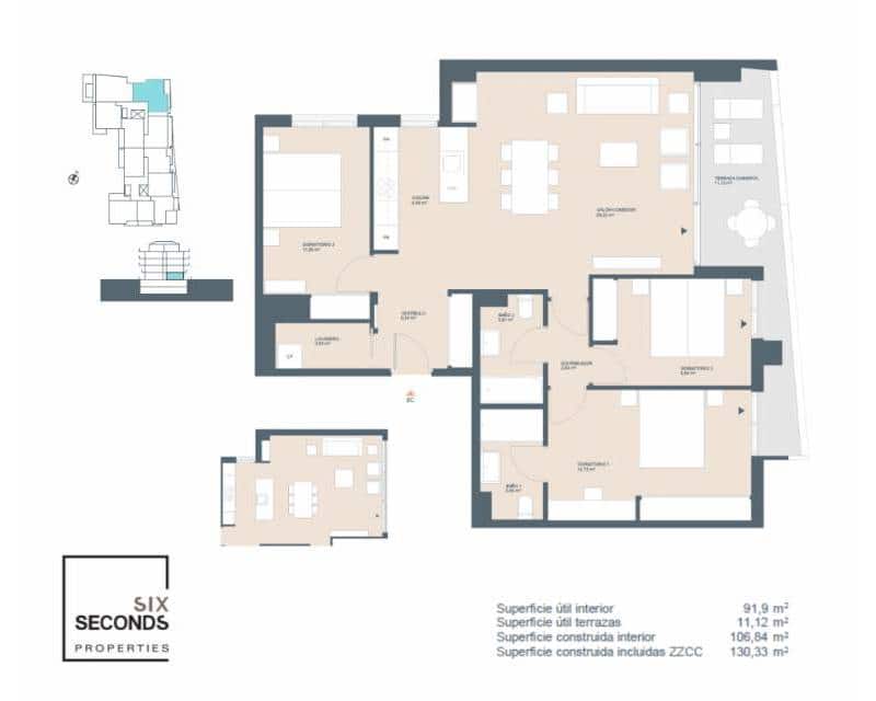 3 soverom Leilighet til salgs i Javea / Xabia med svømmebasseng garasje - € 409 500 (Ref: 8329366)