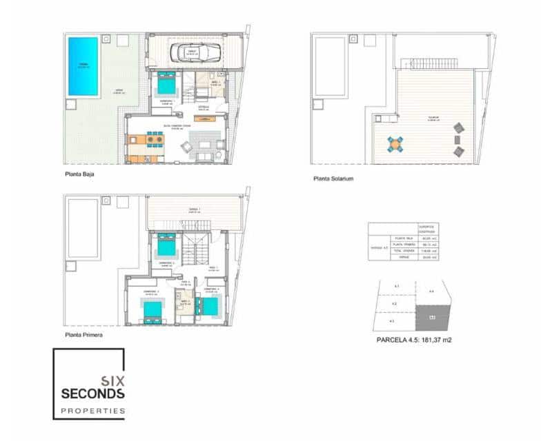 4 soveværelse Villa til salg i Los Belones med swimmingpool garage - € 355.000 (Ref: 8332763)
