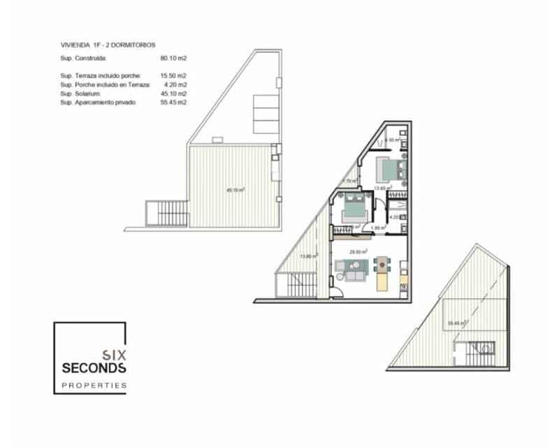 2 soverom Hus til salgs i Roldan med svømmebasseng - € 233 000 (Ref: 8332886)