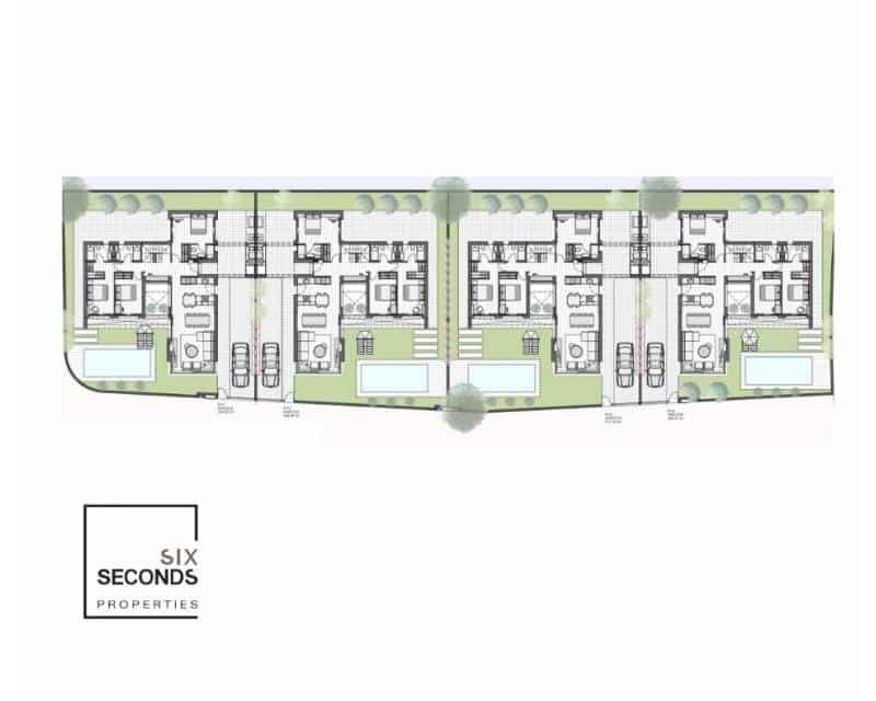 3 soveværelse Semi-Rækkehus til salg i Torre-Pacheco med swimmingpool - € 820.000 (Ref: 8337257)
