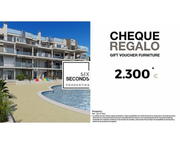 2 slaapkamer Penthouse te koop in Les Bassetes - El Marjal, Dénia met zwembad - € 399.000 (Ref: 8350135)