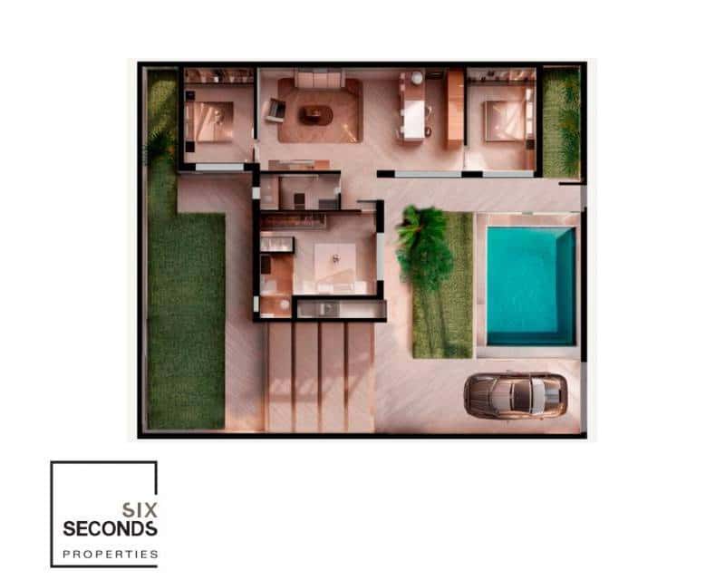 Chalet de 3 habitaciones en Roldan en venta con piscina - 379.950 € (Ref: 8394117)