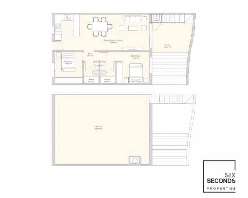 2 chambre Penthouse à vendre à Finestrat avec piscine garage - 369 900 € (Ref: 8395816)