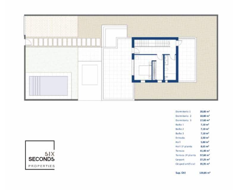 3 bedroom Semi-detached Villa for sale in Banos y Mendigo with pool garage - € 532,000 (Ref: 8414733)