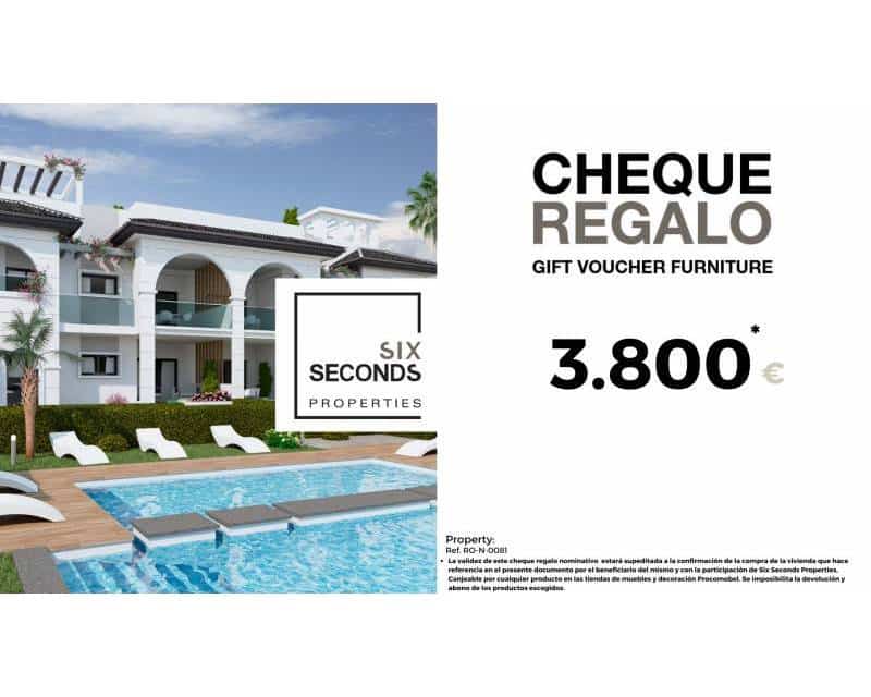 3 slaapkamer Appartement te koop in Ciudad Quesada met zwembad garage - € 375.280 (Ref: 8427941)