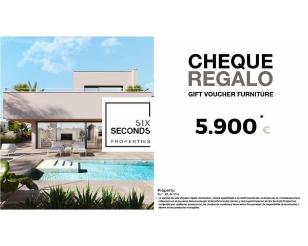 3 slaapkamer Halfvrijstaande villa te koop in Roldan, Torre-Pacheco met zwembad garage - € 995.000 (Ref: 8431319)