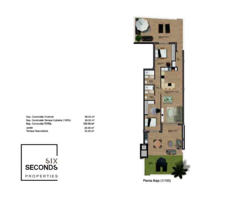 2 chambre Appartement à vendre à Monforte del Cid avec piscine garage - 295 000 € (Ref: 8439727)