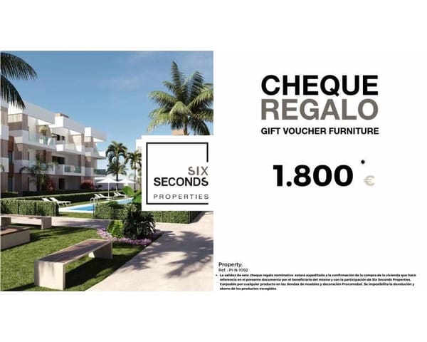 2 Zimmer Apartment zu verkaufen in San Pedro del Pinatar ciudad, San Pedro del Pinatar mit Pool Garage - 254.900 € (Ref: 8448969)