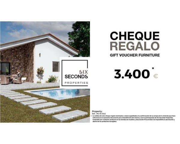 3 soveværelse Villa til salg i Moratalla med swimmingpool garage - € 289.000 (Ref: 8452981)