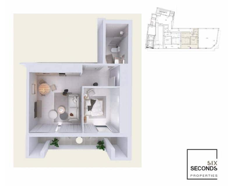 1 slaapkamer Appartement te koop in Torrevieja - € 195.000 (Ref: 8465474)