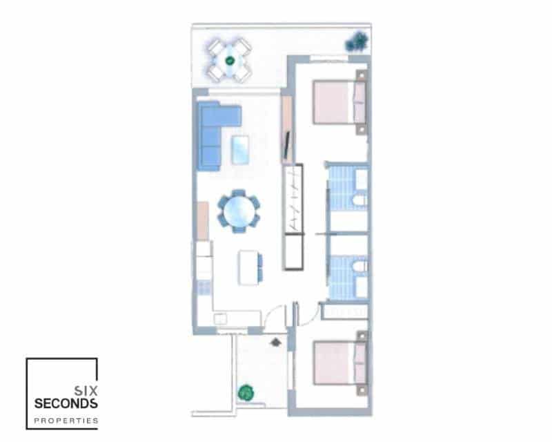 2 slaapkamer Appartement te koop in Torrevieja met zwembad garage - € 263.000 (Ref: 8479603)