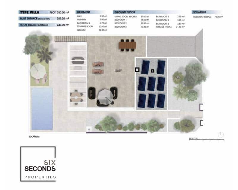 4 makuuhuone Huvila myytävänä paikassa Los Alcazares mukana uima-altaan 
autotalli - 685 000 € (Ref: 8484108)