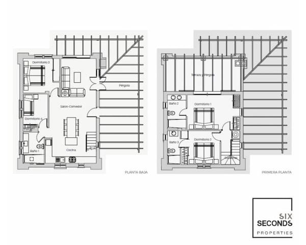 4 camera da letto Villa in vendita in Las Cunas, Cuevas del Almanzora con piscina garage - 406.850 € (Rif: 8500939)