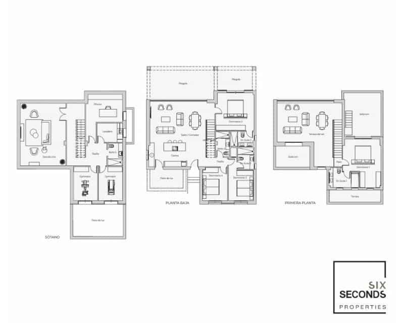 4 bedroom Villa for sale in Las Cunas with pool garage - € 950,000 (Ref: 8504912)