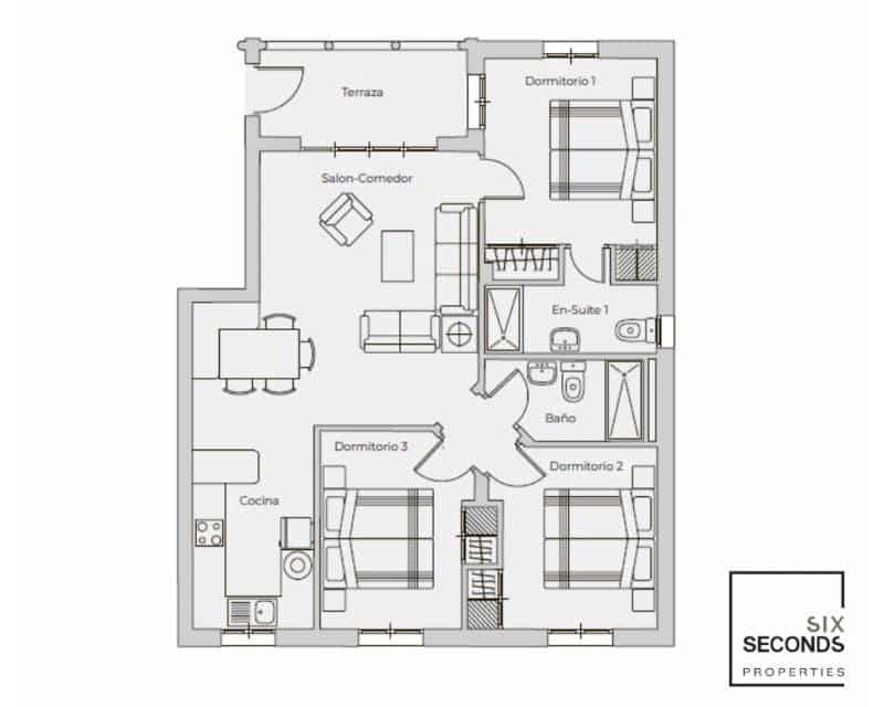 3 sypialnia Apartament na sprzedaż w Palomares z basenem garażem - 235 000 € (Ref: 8504914)