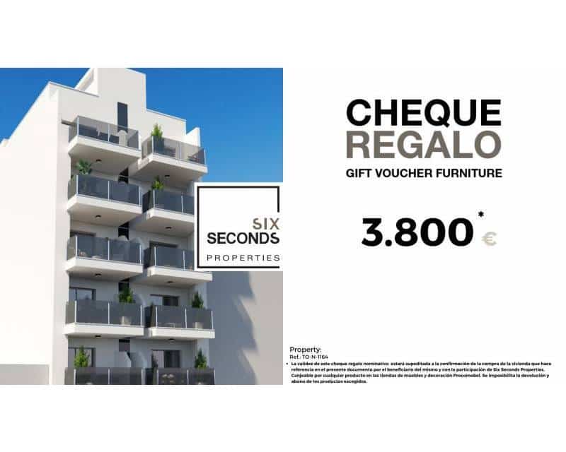 3 sypialnia Apartament na sprzedaż w Torrevieja z basenem - 319 000 € (Ref: 8532873)