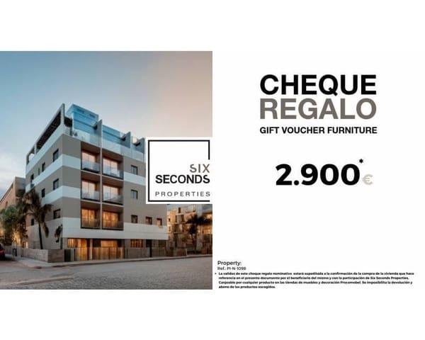 Apartamento de 2 habitaciones en Los Cuarteros, San Pedro del Pinatar en venta con piscina - 244.950 € (Ref: 8541160)