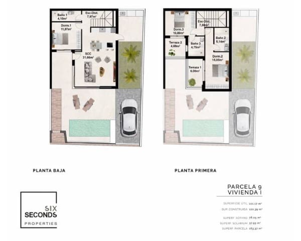 3 soveværelse Rækkehus til salg i Benijófar med swimmingpool garage - € 380.000 (Ref: 8575261)