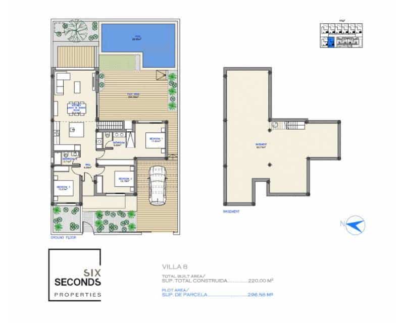 3 makuuhuone Huvila myytävänä paikassa Los Alcazares mukana uima-altaan - 559 900 € (Ref: 8575406)