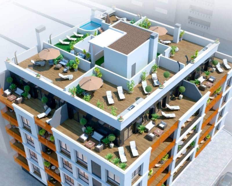 1 soverom Leilighet til salgs i Torrevieja med svømmebasseng - € 199 900 (Ref: 8580844)