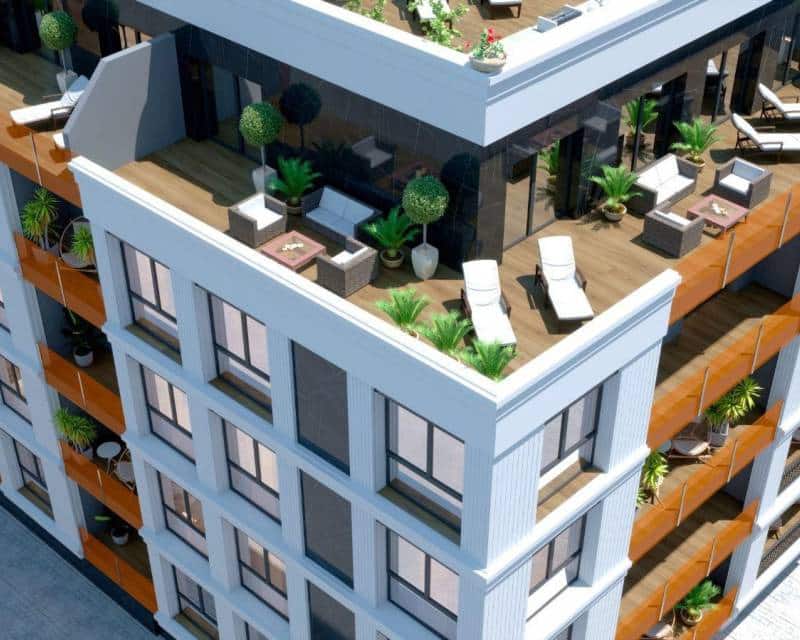 2 sypialnia Penthouse na sprzedaż w Torrevieja z basenem - 349 000 € (Ref: 8582948)