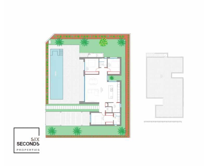 3 Zimmer Villa zu verkaufen in Los Alcazares mit Pool Garage - 749.900 € (Ref: 8609204)