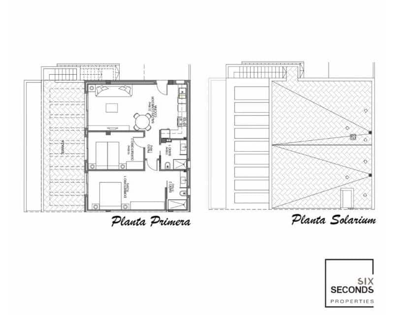 2 chambre Penthouse à vendre à Algorfa avec piscine garage - 295 000 € (Ref: 8620453)