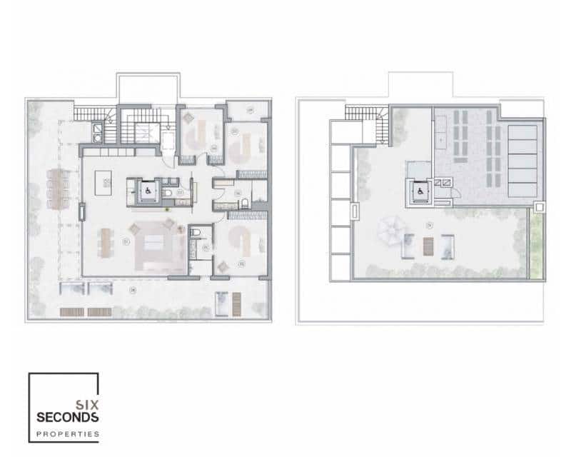 3 Zimmer Penthouse zu verkaufen in Las Colinas Golf mit Pool Garage - 995.000 € (Ref: 8628142)