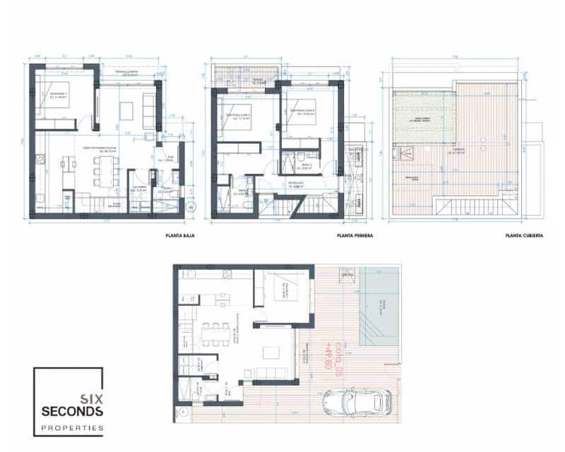 3 bedroom Semi-detached Villa for sale in Benijofar with pool - € 449,000 (Ref: 8648535)