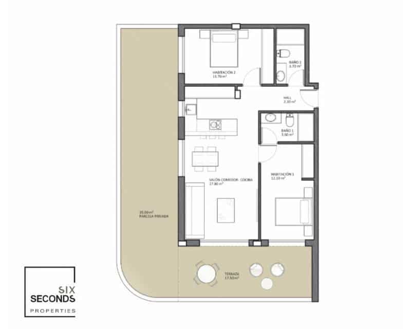 2 slaapkamer Appartement te koop in San Juan de Alicante / Sant Joan d'Alacant met zwembad garage - € 443.825 (Ref: 8655300)