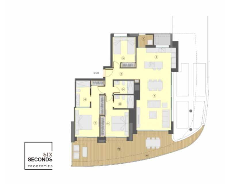 3 bedroom Apartment for sale in Benidorm with pool garage - € 1,329,000 (Ref: 8666738)