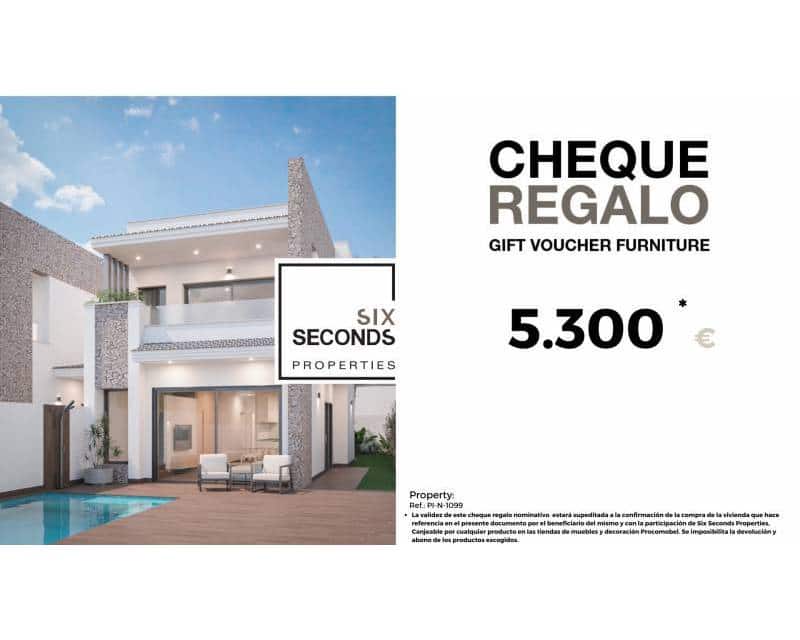 3 bedroom Villa for sale in San Pedro del Pinatar with pool - € 479,900 (Ref: 8670876)