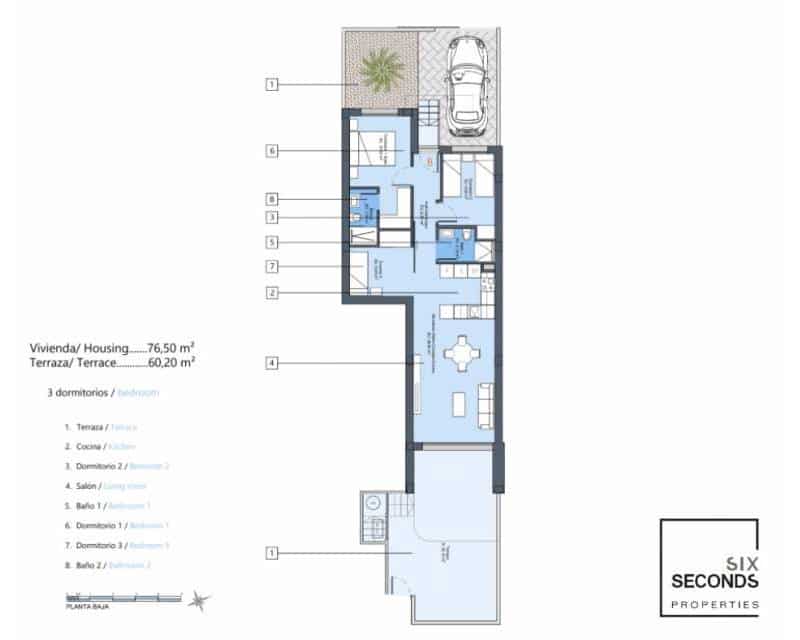 3 chambre Maison de Ville à vendre à Dolores avec piscine garage - 259 900 € (Ref: 8674995)