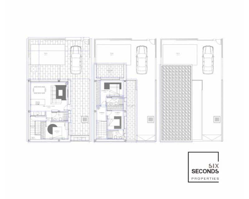 3 soveværelse Semi-Rækkehus til salg i San Pedro del Pinatar med swimmingpool - € 397.000 (Ref: 8715081)