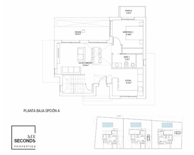 3 sypialnia Willa na sprzedaż w Cabo Cervera z basenem garażem - 690 000 € (Ref: 8725216)