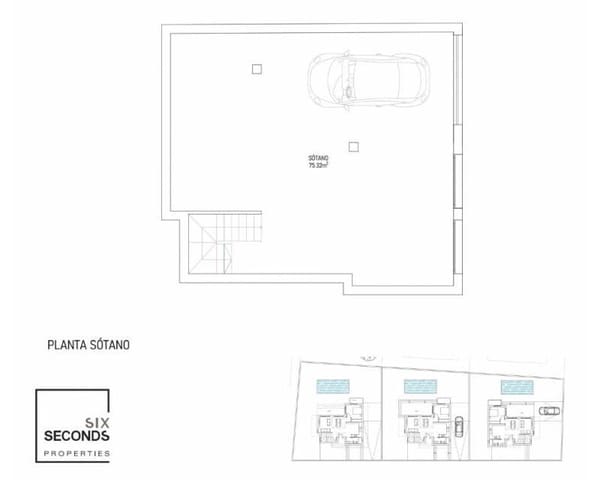 3 sypialnia Willa na sprzedaż w Cabo Cervera, Torrevieja z basenem garażem - 690 000 € (Ref: 8725216)