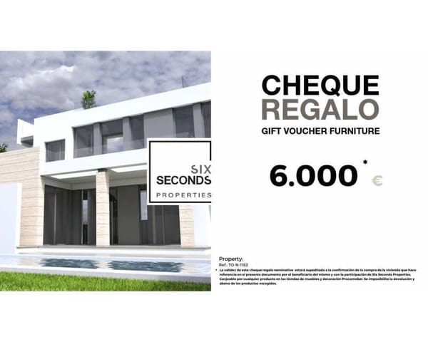 3 sypialnia Willa na sprzedaż w Cabo Cervera, Torrevieja z basenem garażem - 690 000 € (Ref: 8725216)