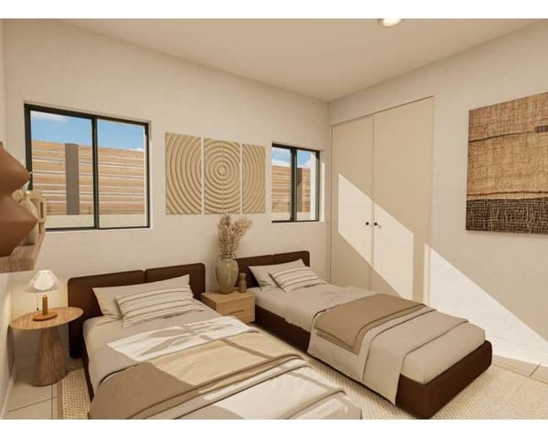 3 chambre Villa/Maison Mitoyenne à vendre à La Pinilla, Fuente Alamo de Murcia avec piscine garage - 249 780 € (Ref: 8742483)