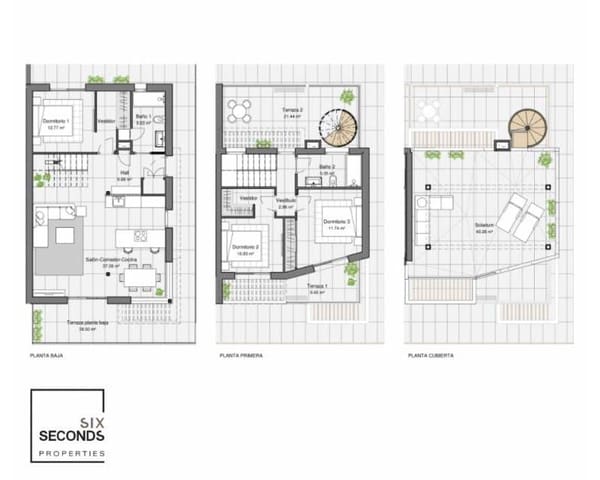 3 Zimmer Doppelhaus zu verkaufen in Polop mit Pool Garage - 589.400 € (Ref: 8751594)